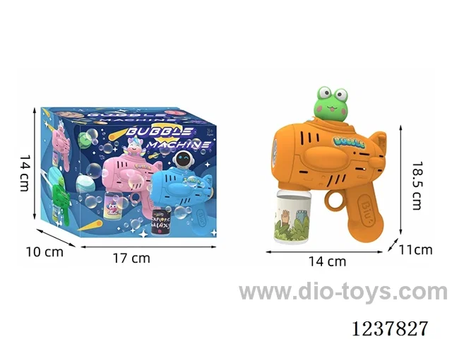 Automatic bubble gun with light not included battery