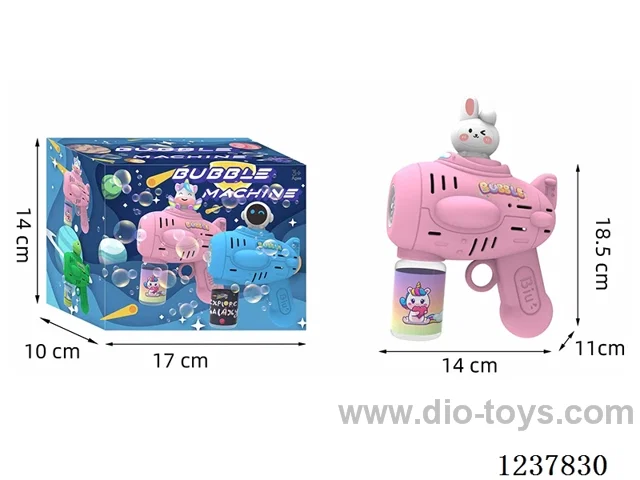 Automatic bubble gun with light not included battery