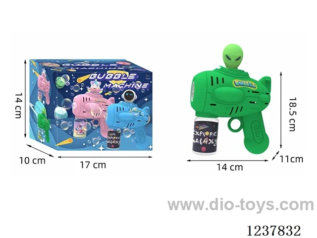 Automatic bubble gun with light not included battery