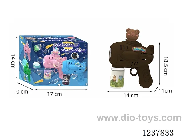 Automatic bubble gun with light not included battery