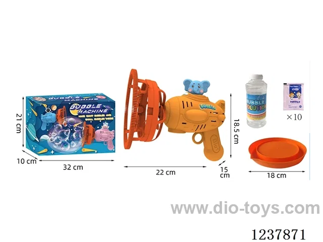 bubble gun not included  battery (Bubble in Bubble)