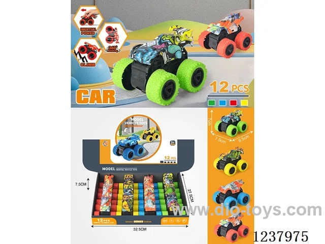 12PCS 4WD inertia car