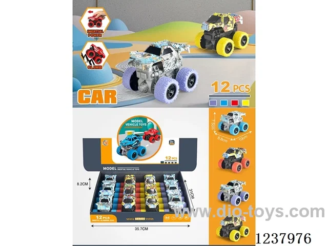12PCS 4WD inertia car