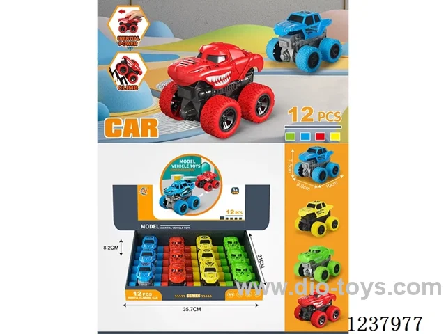 12PCS 4WD inertia car