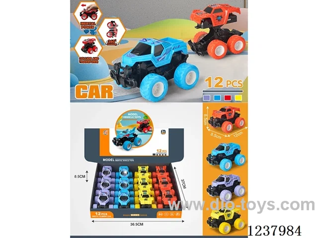12PCS Inertial collision vehicle