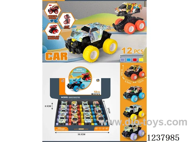 12PCS Inertial collision vehicle