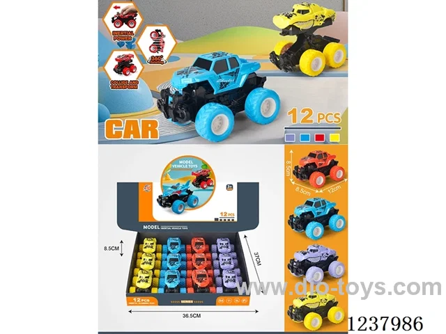 12PCS Inertial collision vehicle