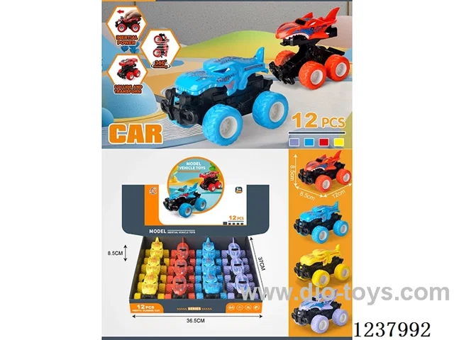12PCS Inertial collision vehicle