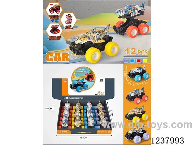 12PCS Inertial collision vehicle
