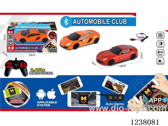 2.4G 4ch RC car with lights (2 models mixed) not included battery