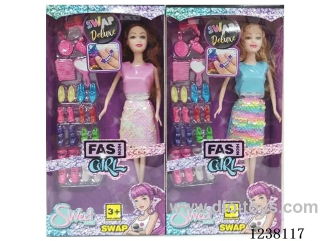 11.5 inch joints solid body Barbie 2 mixed packing