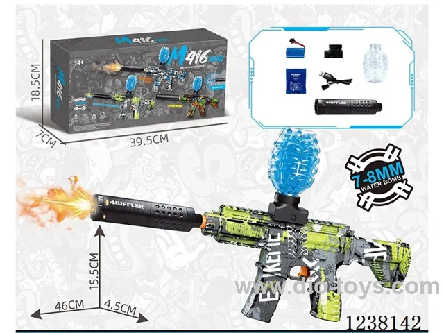 water bullet gun with light /spray