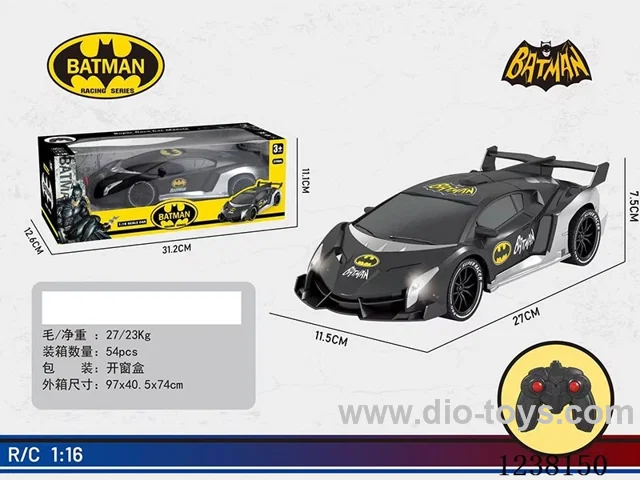 1:16 4ch Batman RC car not included battery
