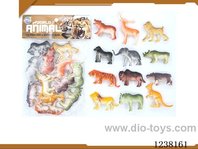 12pcs 3 inch animal set