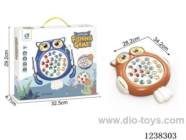 B/O fishing toys W L/M not included battery