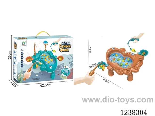 B/O fishing toys W L/M not included battery