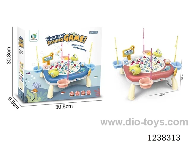 B/O fishing toys with music not included battery