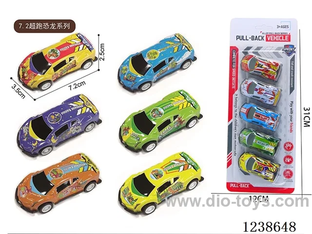 7.2CM pull back car set 5PCS