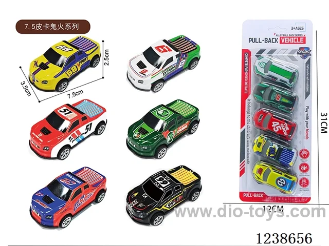 7.5CM pull back car set 5PCS