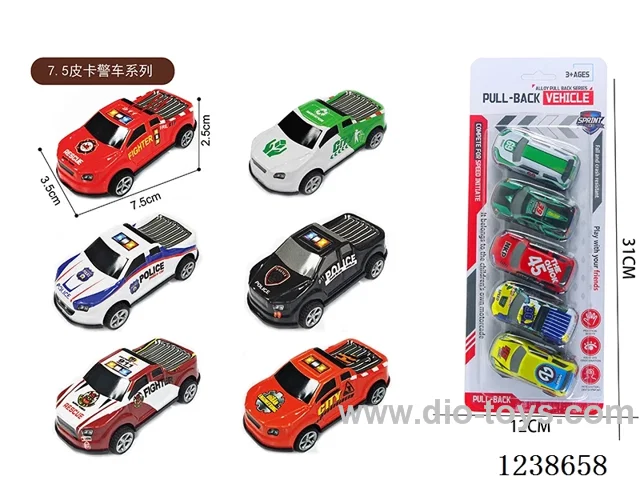 7.5CM pull back car set 5PCS