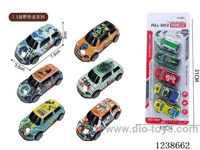 7.5CM pull back car set 5PCS