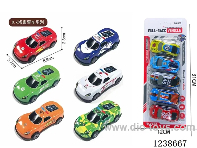 8.6CM pull back car set 5PCS