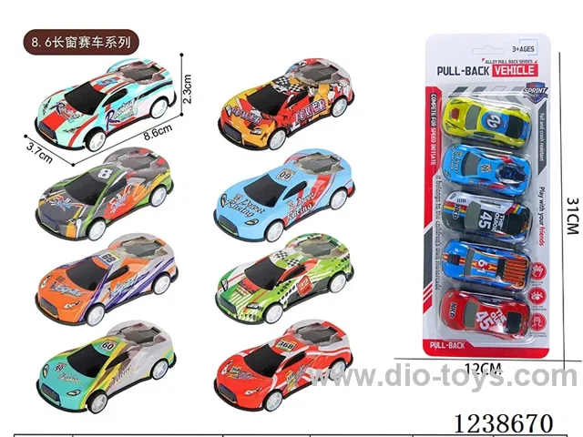 8.6CM pull back car set 5PCS