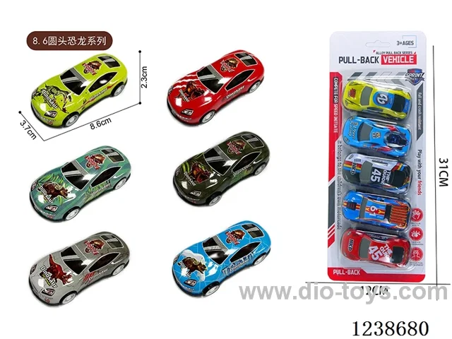 8.6CM pull back car set 5PCS