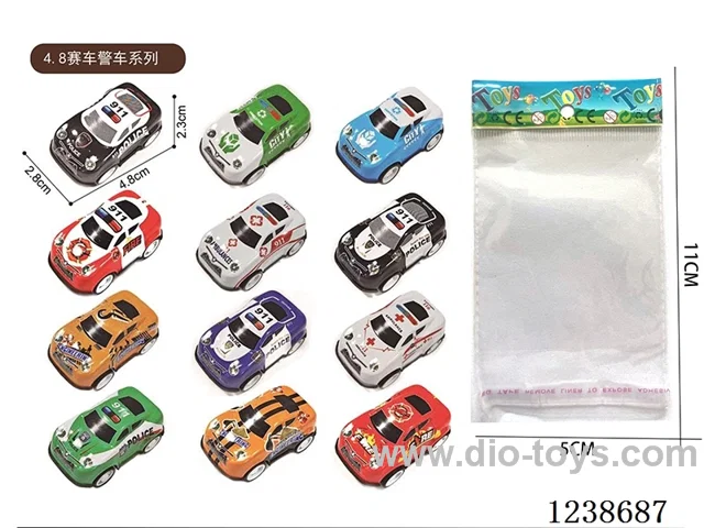 4.8CM pull back car set