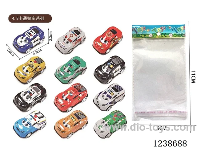 4.8CM pull back car set