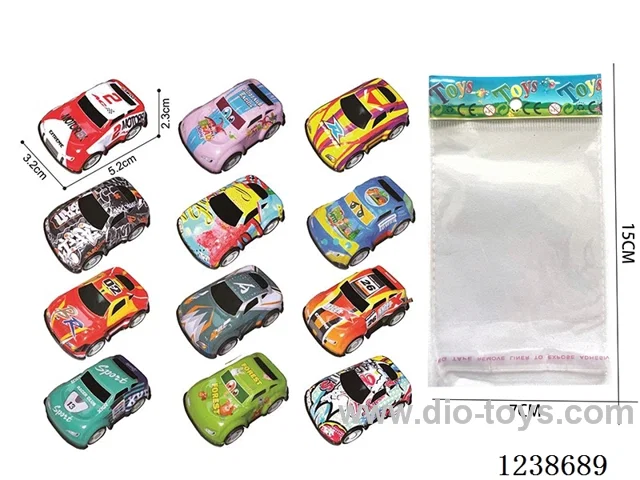 5.2CM pull back car set mixed