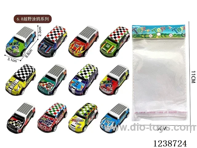 6.8CM pull back car set