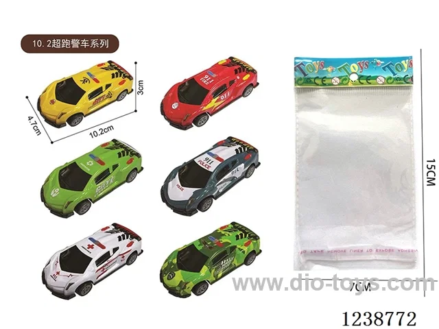 10.2CM pull back car set