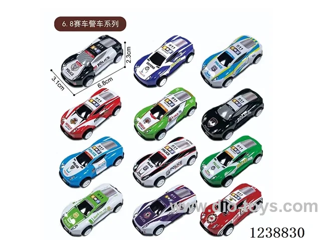 6.8CM pull back car set