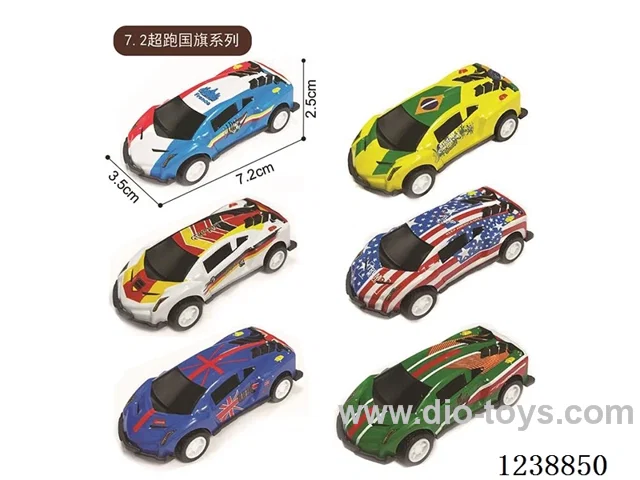 7.2CM pull back car set