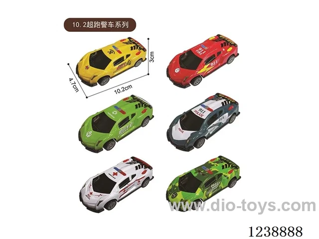 10.2CM pull back car set
