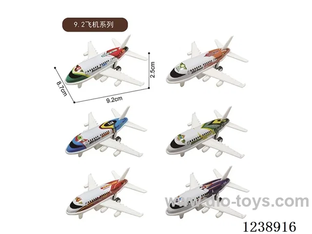 9.2CM pull back airplane set