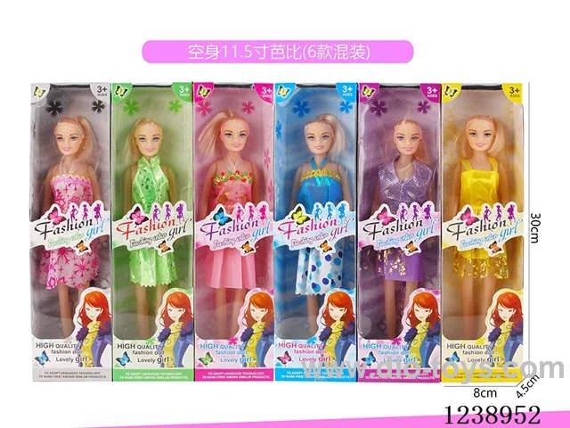 11.5 inch Barbie 6 styles mixed