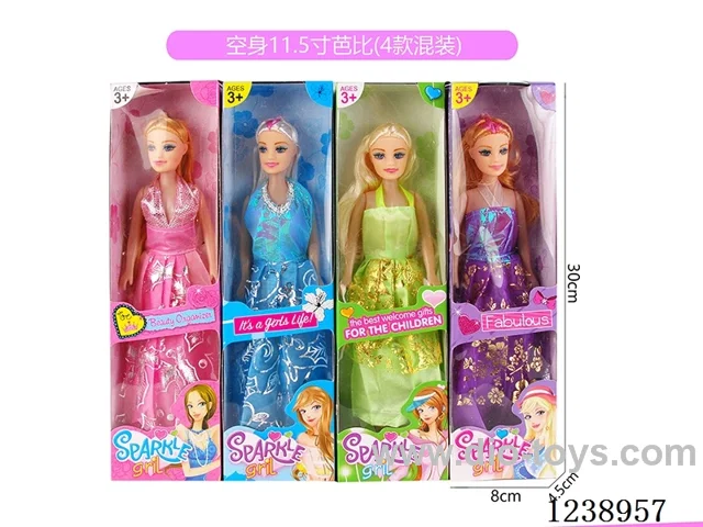 11.5 inch Barbie 4 styles mixed