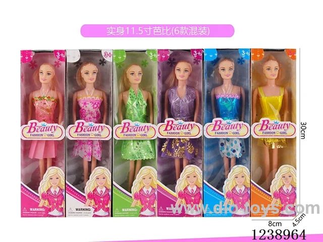 11.5 inch Barbie 6 styles mixed