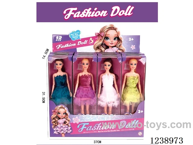 11.5 inch Barbie 4 styles mixed