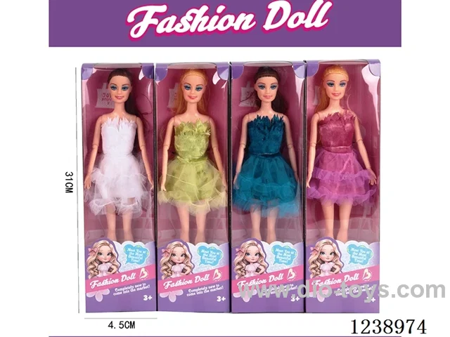 11.5 inch Barbie 4 styles mixed