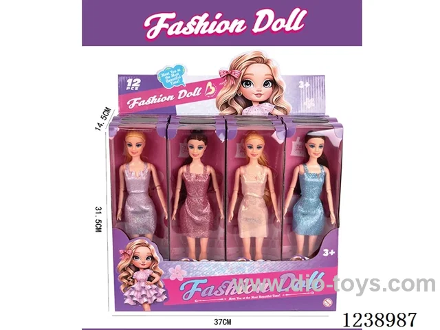 11.5 inch Barbie 4 styles mixed