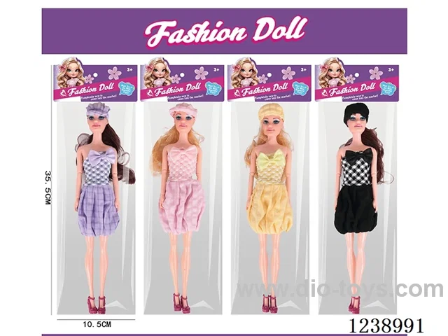 11.5 inch Barbie 4 styles mixed