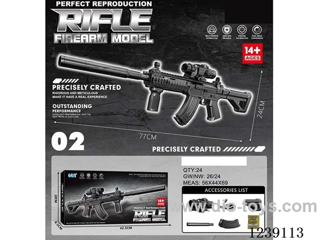 B/O water bullet gun Manual/Automatic Dual Mode included battery