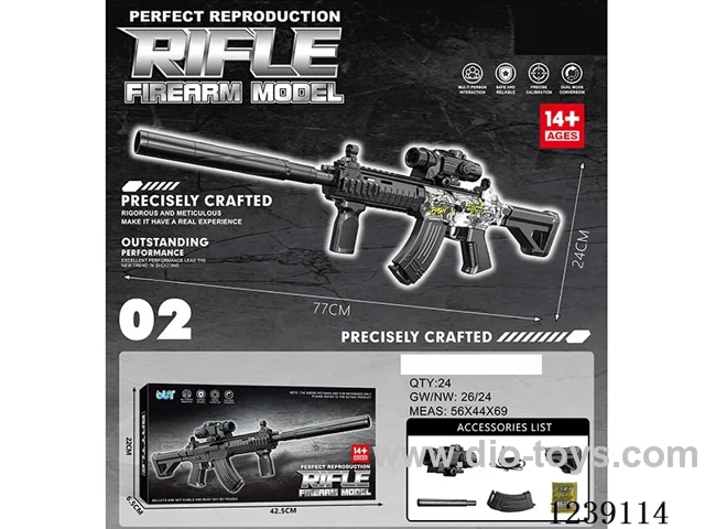 B/O water bullet gun Manual/Automatic Dual Mode included battery