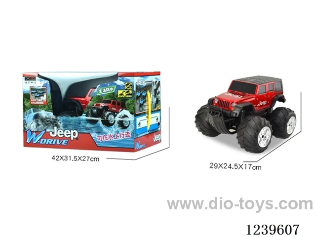 RC Jeep Amphibious Big Wheeler included battery