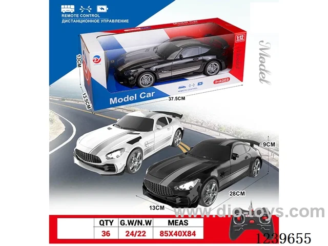 1:12 4ch RC Mercedes Benz with light 2 colours mixing not included battery
