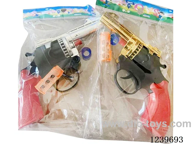 Plastic smashed cannon gun Revolver