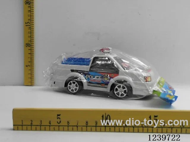 Pull line lighted police car